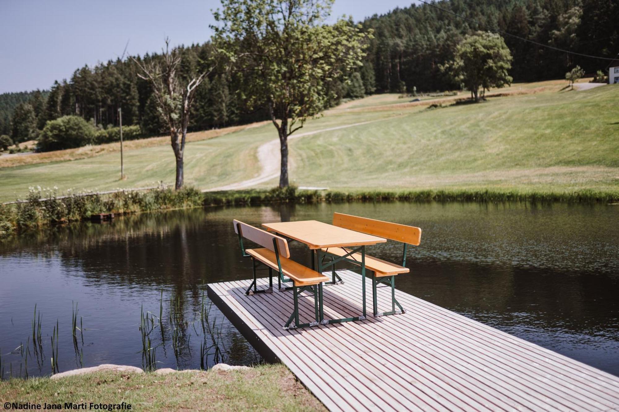 Vila Ferienhaus Im Schwarzwald Am See "Backhaeusle" Hornberg Exteriér fotografie