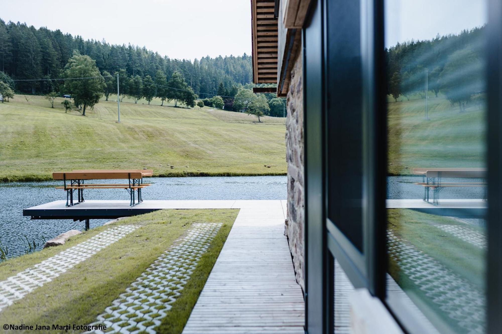 Vila Ferienhaus Im Schwarzwald Am See "Backhaeusle" Hornberg Exteriér fotografie